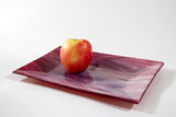 Handmade glass platter