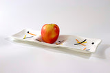 Handcrafted appetizer serving dish