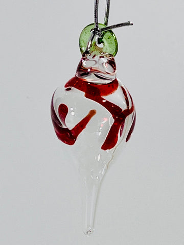 Handmade glass ornament